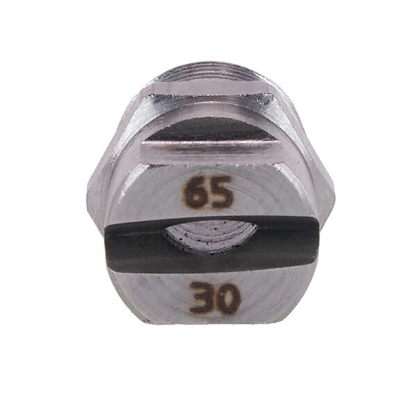 front of nozzle
